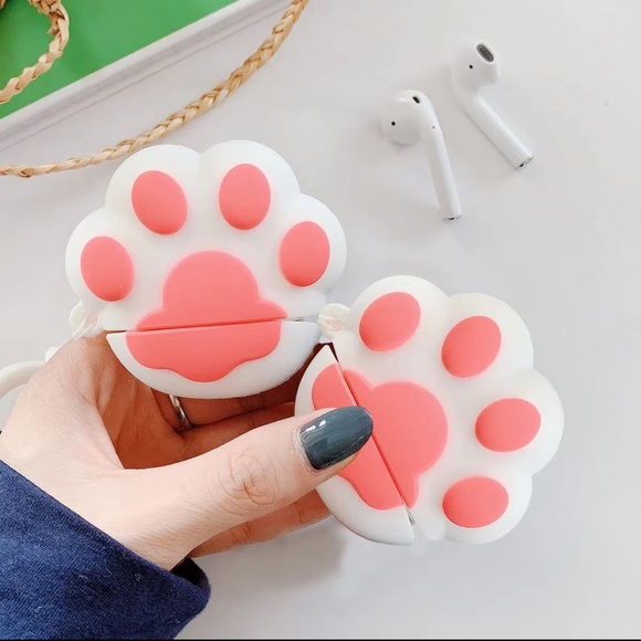 Cute Cat Dog Paw Airpods Pro Case - Picture 5 of 8